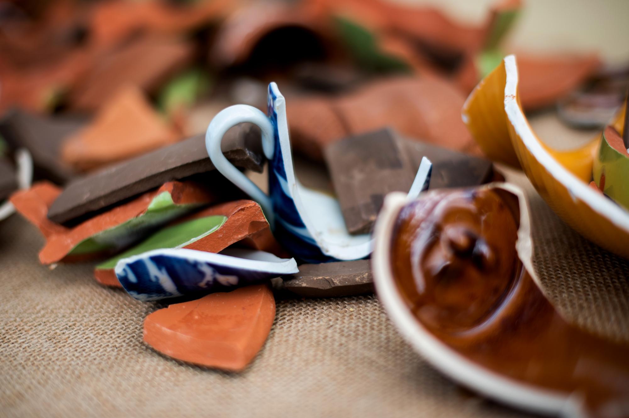 pottery shards